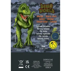 Dino World Reloj Despertador