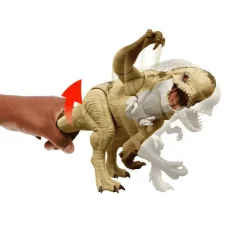 Dinosaurios Distortus Rex de la colección Furia retumbante de “Jurassic World: El Renacer”,