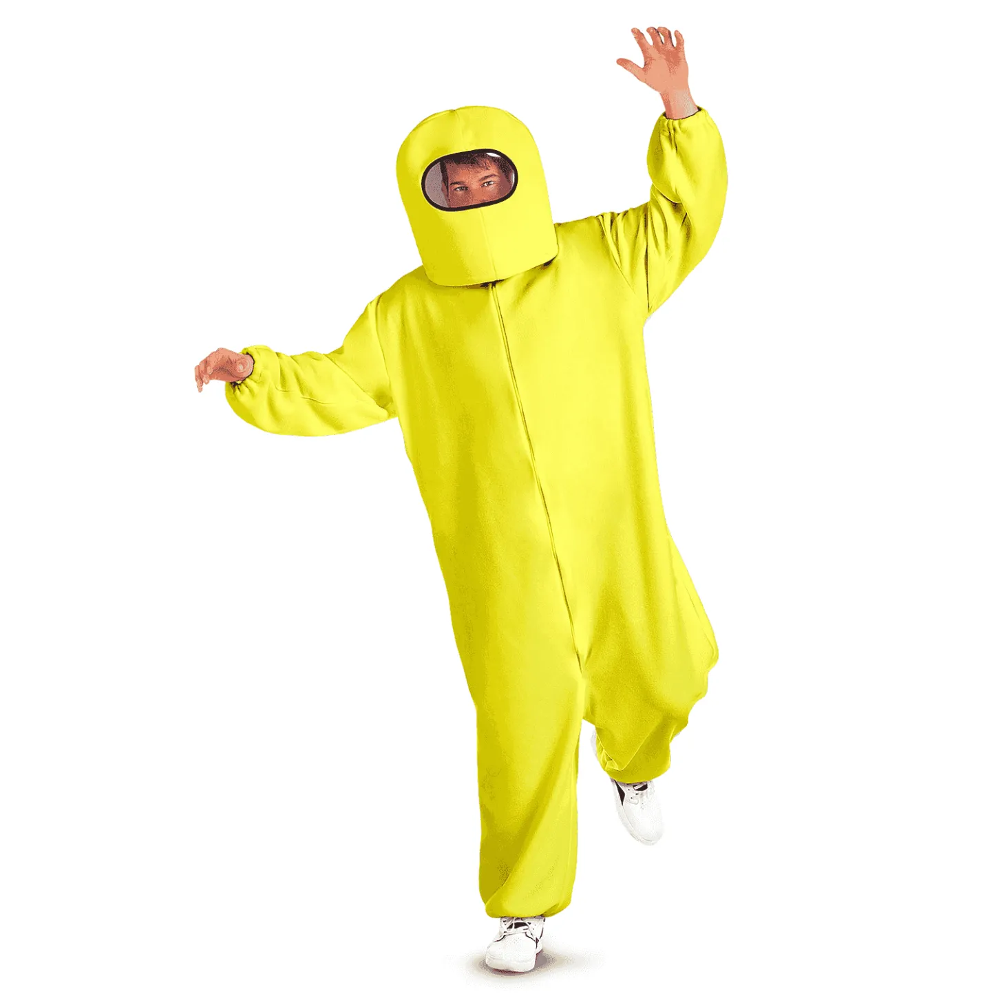 Disfraz de Among us impostor yellow adulto talla XL