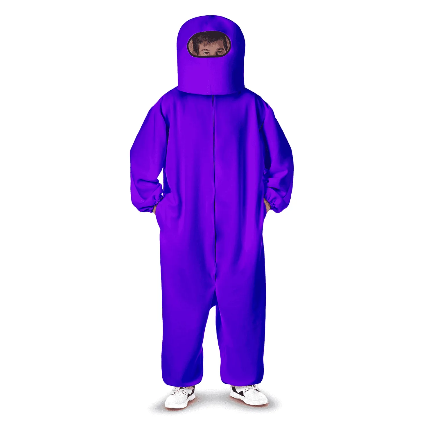 Disfraz de Among us impostor purple adulto talla XL