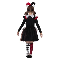 Disfraz de Arlequina roja 10-12 años infantil