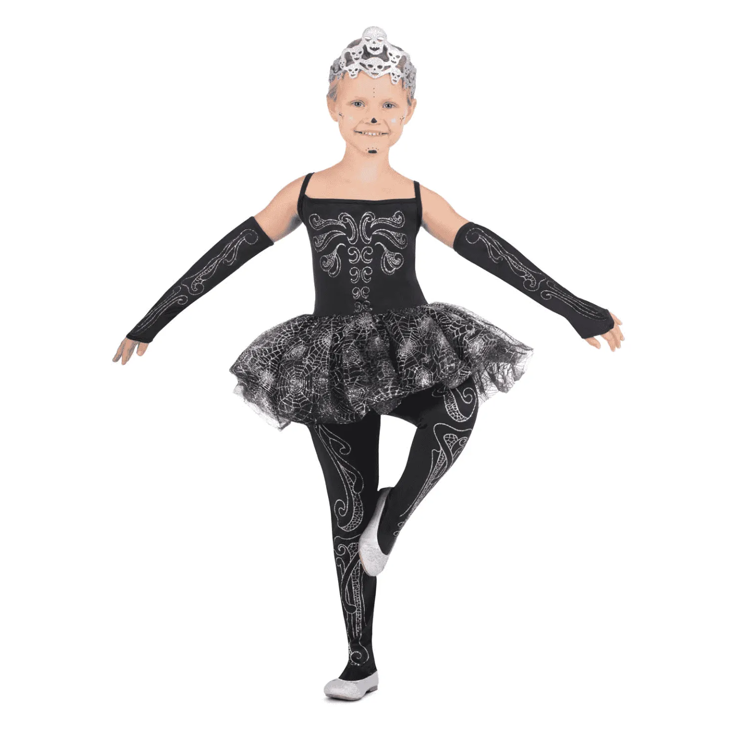 Disfraz de Bailarina esqueleto 10-12 años infantil