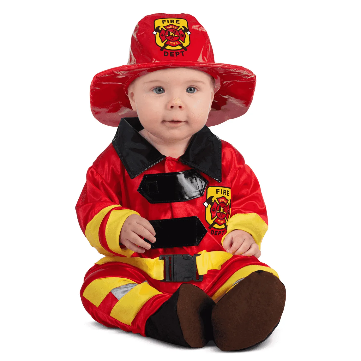 Disfraz de Bebé bombero 7-12 meses bebé