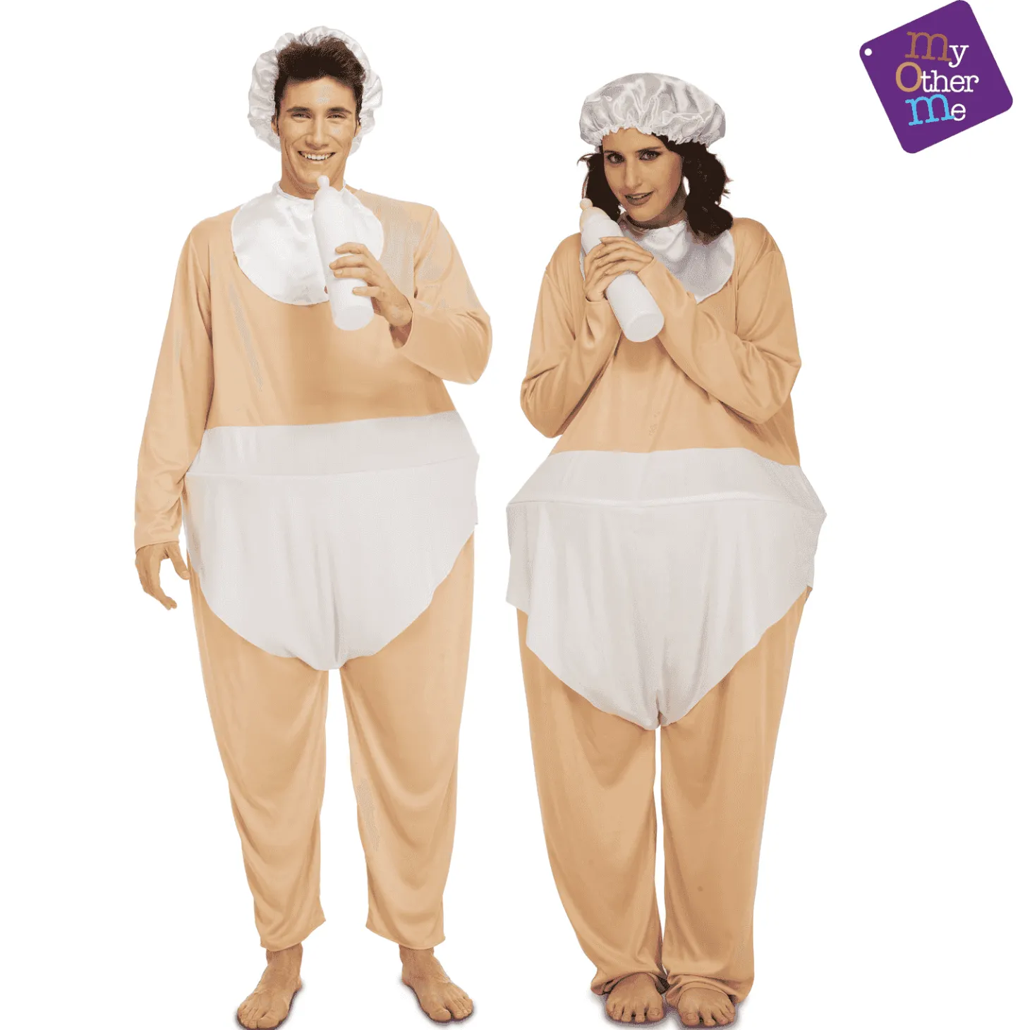 Disfraz de Bebé gordito adulto talla ML