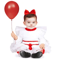 Disfraz de Bebé payaso aterrador 7-12 meses bebé