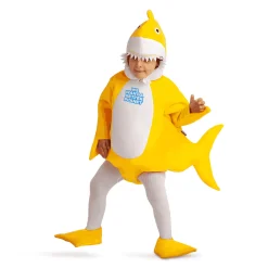 Disfraz de Bebé tiburón amarillo 12-24 meses bebé