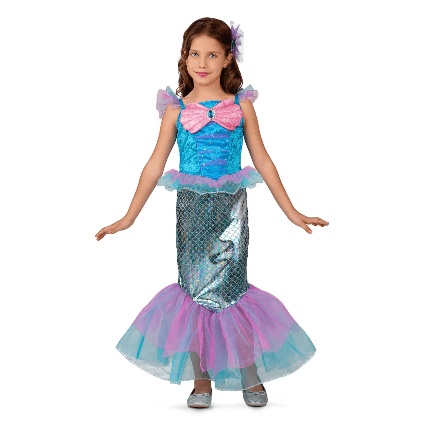 Disfraz de Belleza sirena 5-6 años infantil