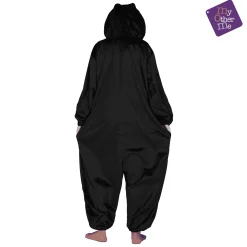 Disfraz de Big eyes esqueleto naranja adulto talla S