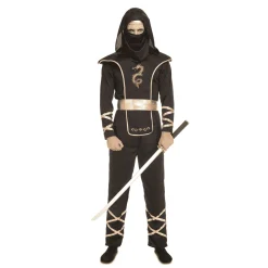 Disfraz de Black ninja adulto talla XL
