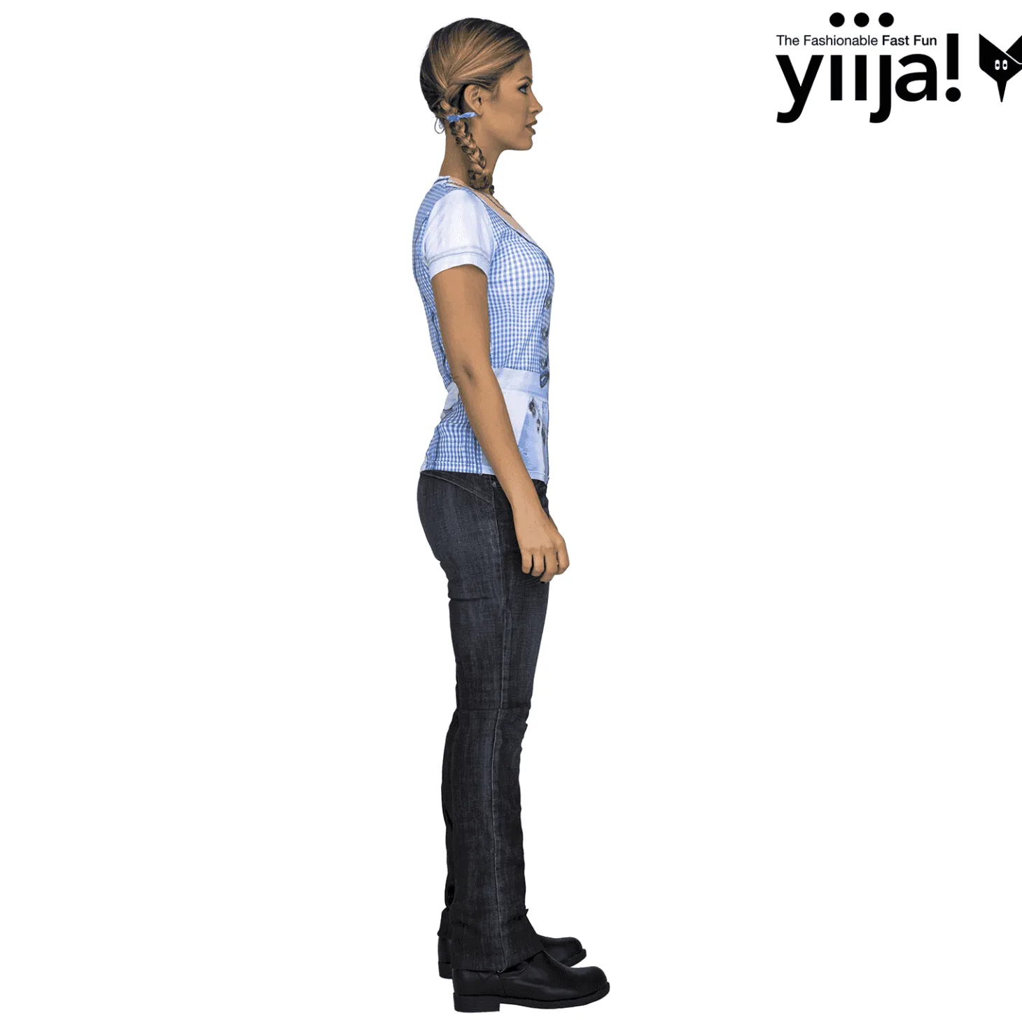 Disfraz de Blue oktoberfest lady adulto talla L