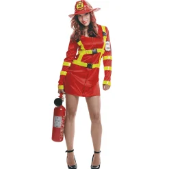 Disfraz de Bombera adulto talla XXXL