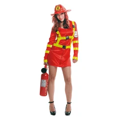 Disfraz de Bombera adulto talla XXL