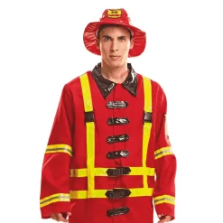Disfraz de Bombero talla ML – Ideal para carnaval, fiestas y eventos divertidos