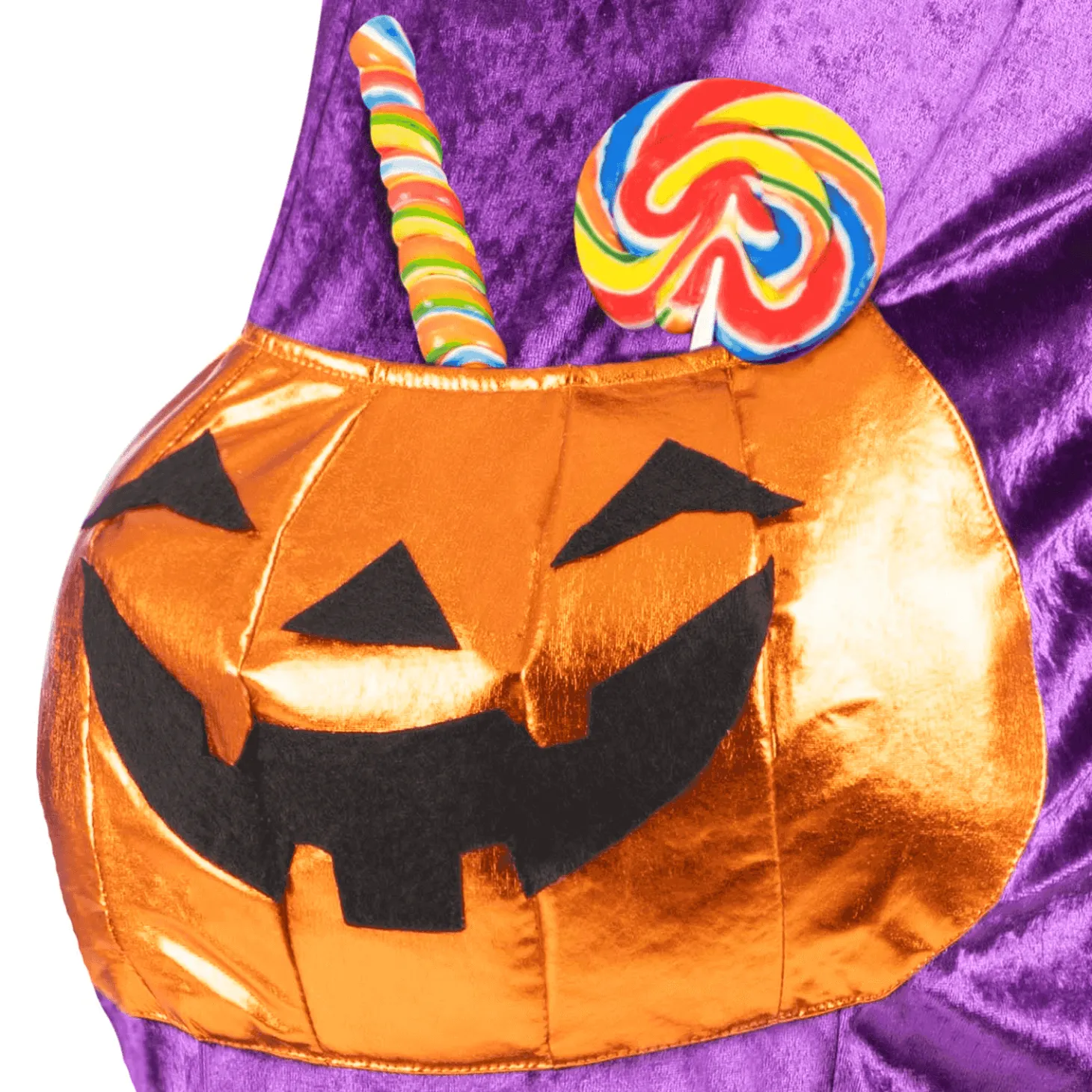 Disfraz de Bruja calabaza adulto talla M