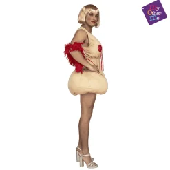 Disfraz de Cabaretera pechugona ml adulto talla ML