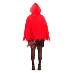 Disfraz de Caperucita roja ensangrentada adulto talla XL