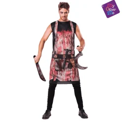 Disfraz de Carnicero sangriento ml adulto talla ML
