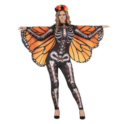 Disfraz de Catrina mariposa adulto talla XL
