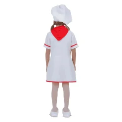 Disfraz de Cocinera talla 3-4 años – Ideal para carnaval, fiestas y eventos divertidos