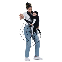 Disfraz de Cubremochila telaraña y araña one size a adulto talla TALLA ÚNICA