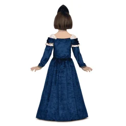 Disfraz de Dama medieval talla 7-9 años – Ideal para carnaval, fiestas y eventos divertidos