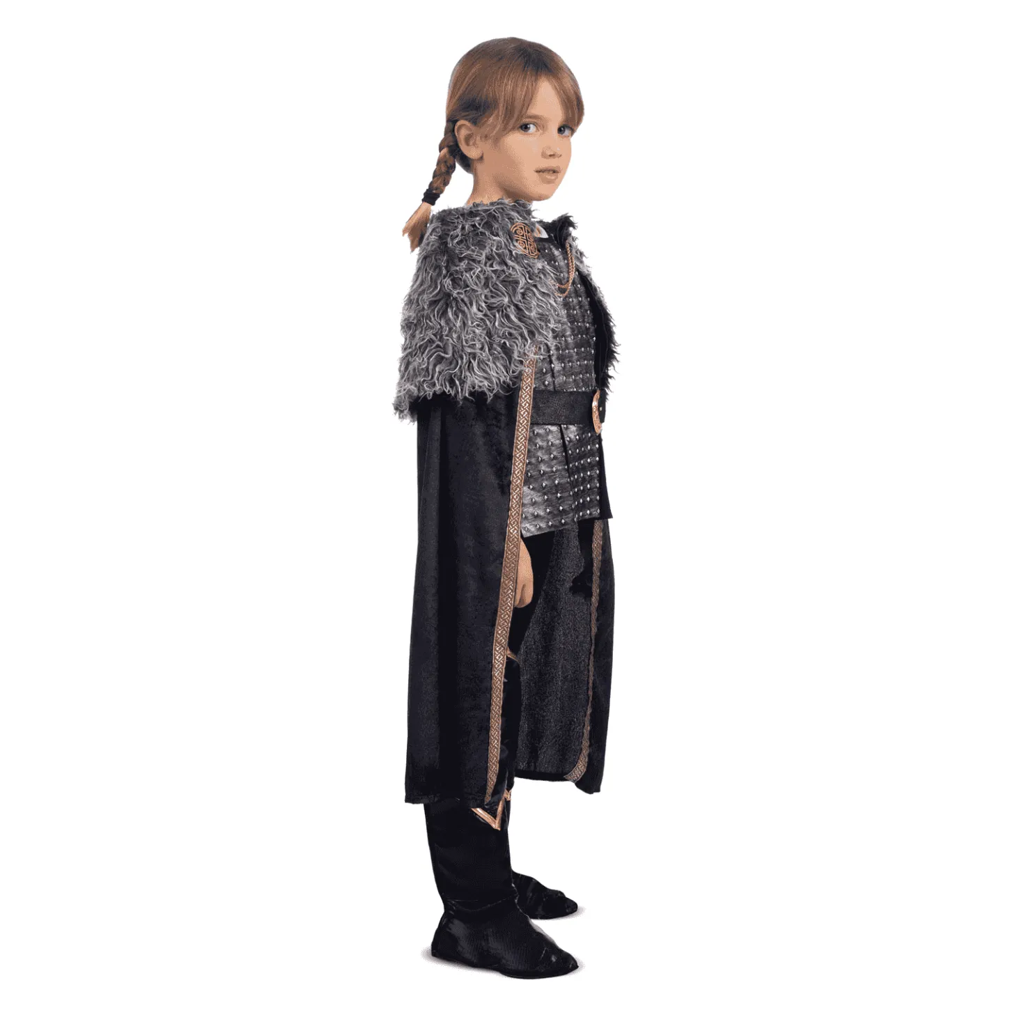 Disfraz de Dama vikinga 3-4 años infantil