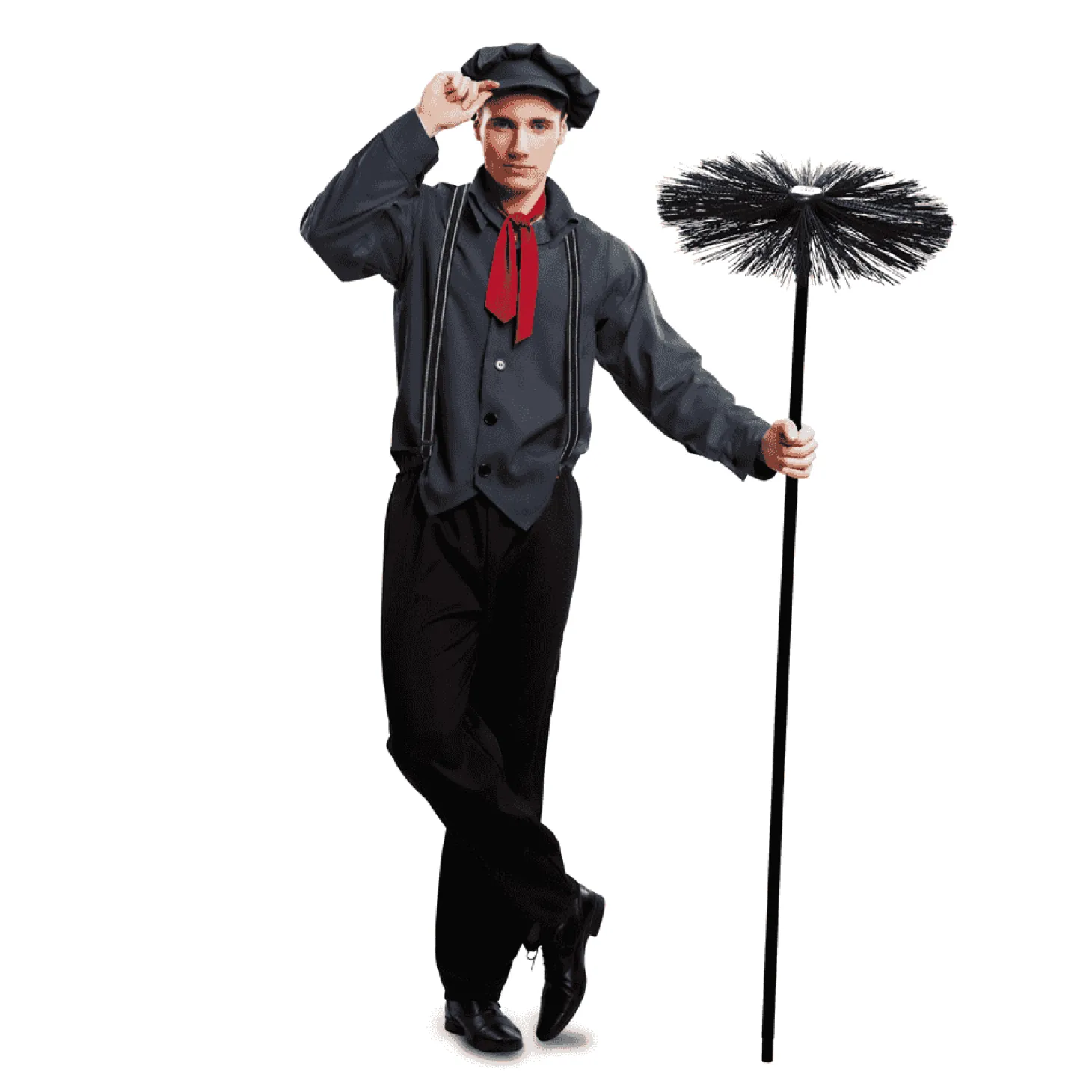 Disfraz de Deshollinador adulto talla ML