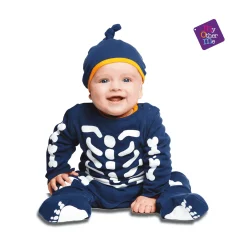 Disfraz de Esqueleto bebé cotton 7-12 meses bebé