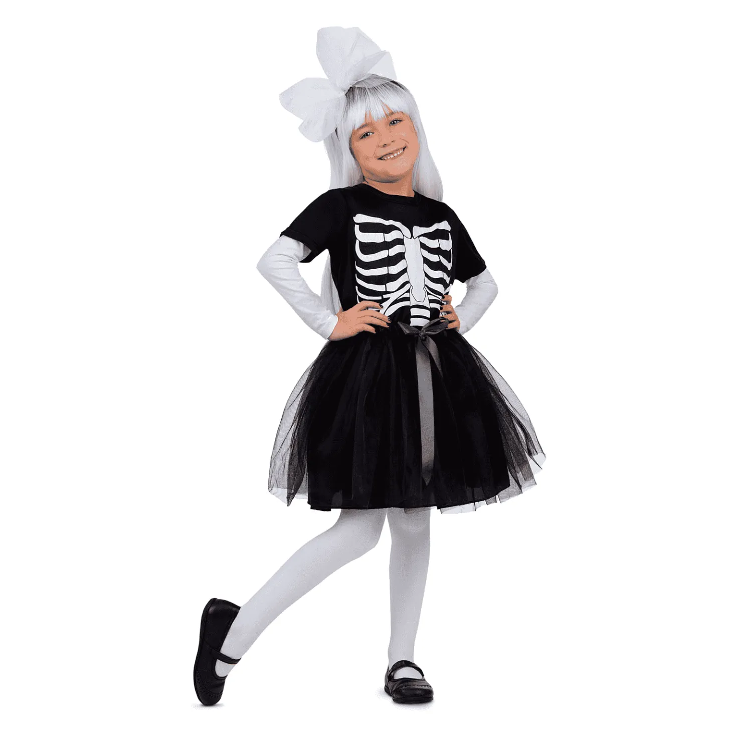 Disfraz de Esqueleto tutú 5-6 años infantil