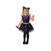 Disfraz de Gatita violeta 3-4 años infantil