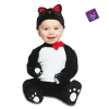 Disfraz de Gatito negro cotton 0-6 meses bebé