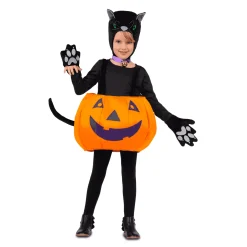 Disfraz de Gato calabaza one size child infantil talla TALLA ÚNICA