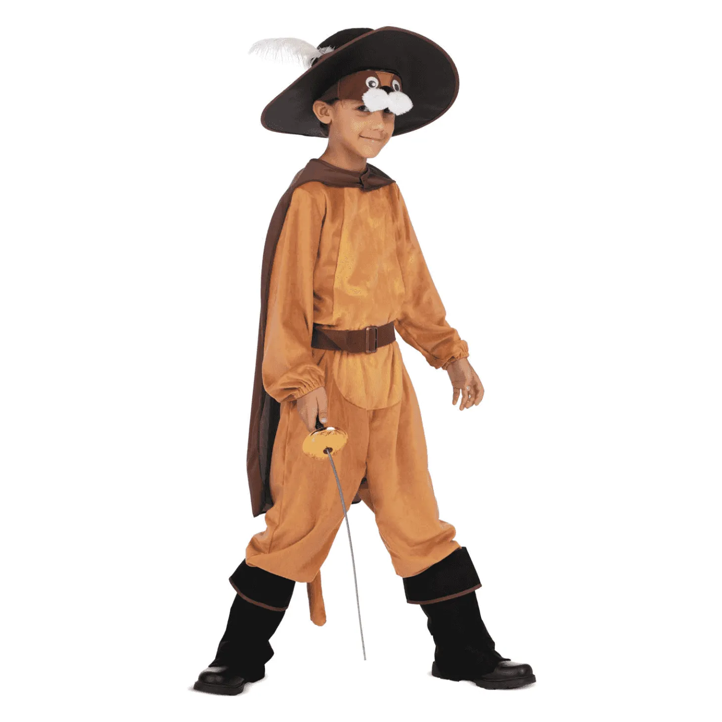 Disfraz de Gato con botas 10-12 años infantil