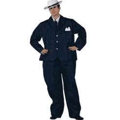 Disfraz De Gordis Gangster Adulto.