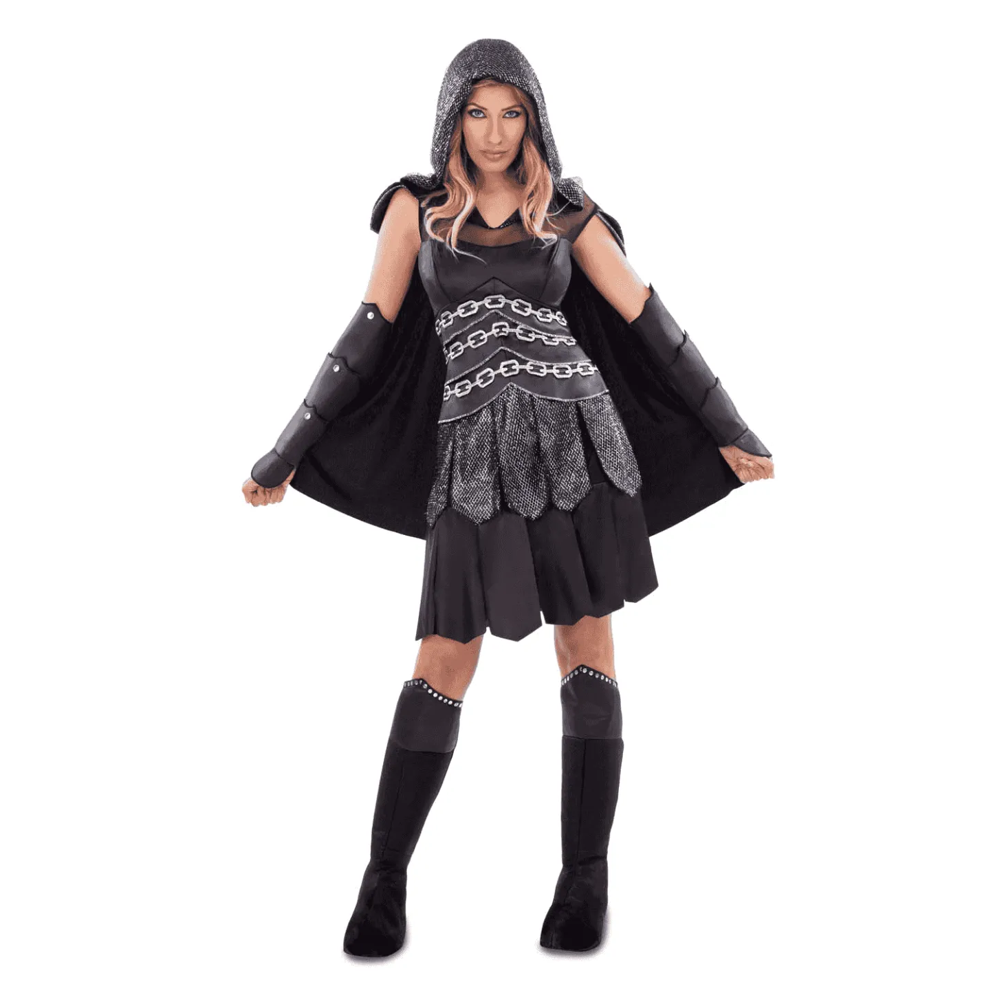 Disfraz de Guerrera tenebrosa adulto talla XL