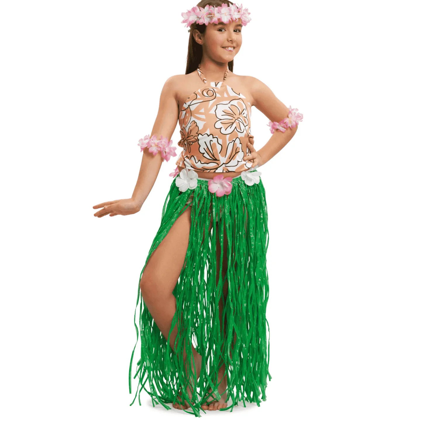 Disfraz de Hawaiana chic 5-6 años niña infantil