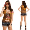 Disfraz de Hippie girl adulto talla S