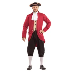 Disfraz de Hombre colonial adulto talla XXL