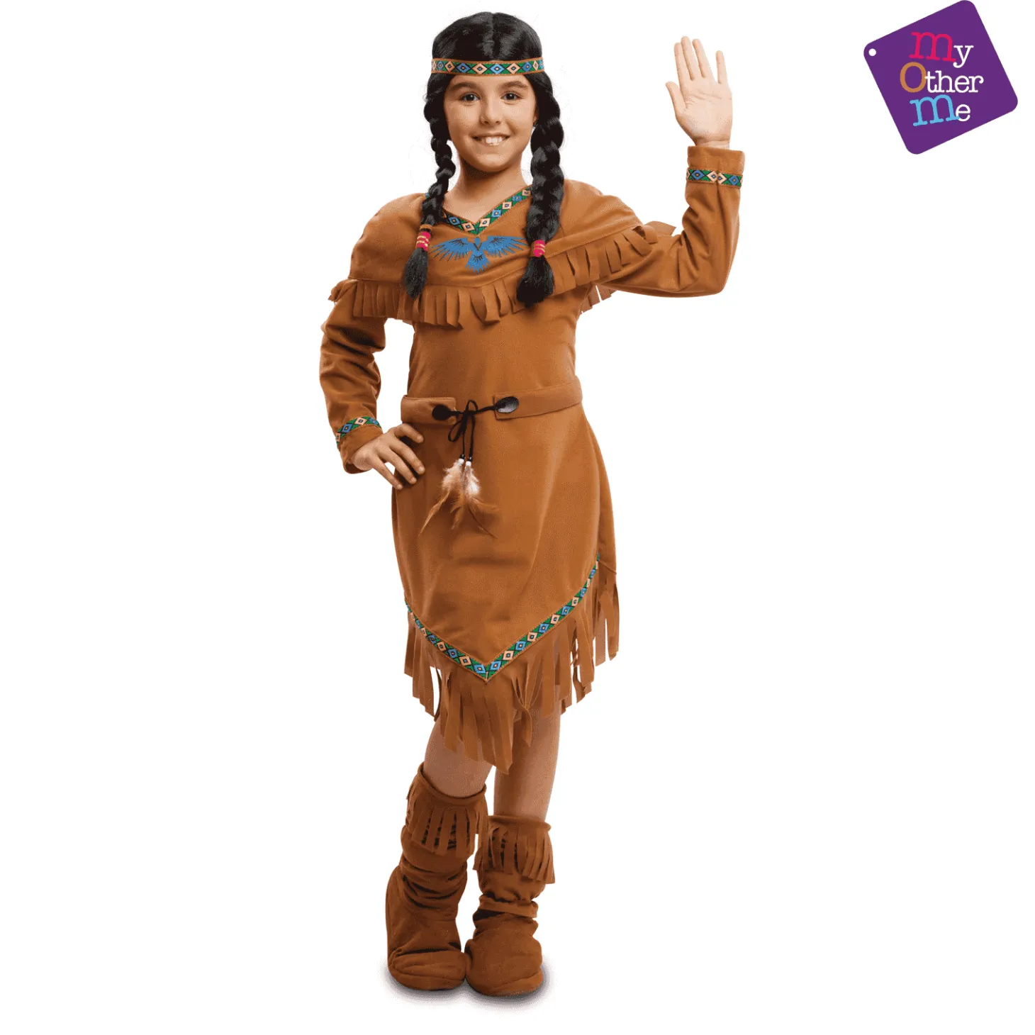 Disfraz de India 5-6 años infantil