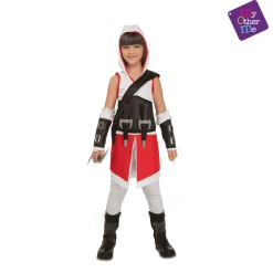 Disfraz de Justiciera blanca 5-6 años infantil