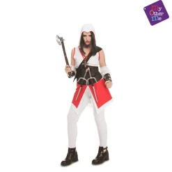 Disfraz de Justiciera blanca adulto talla S