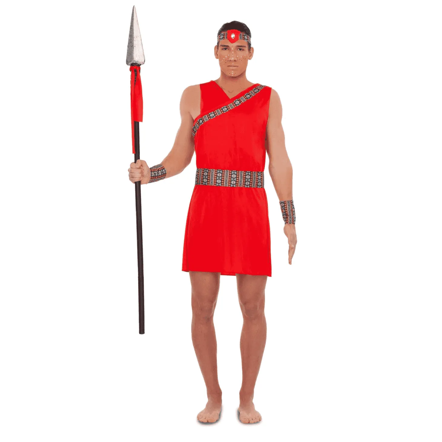 Disfraz de Masai hombre adulto talla ML