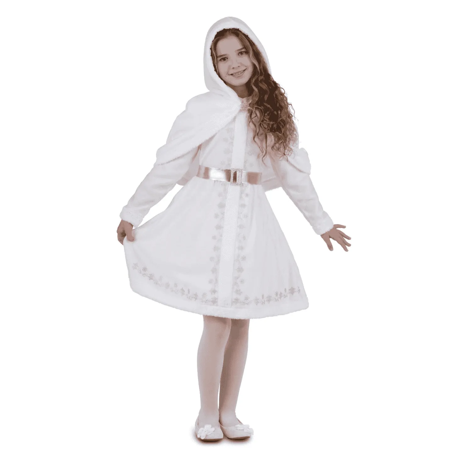 Disfraz de Monada blanca navidad 10-12 años infantil