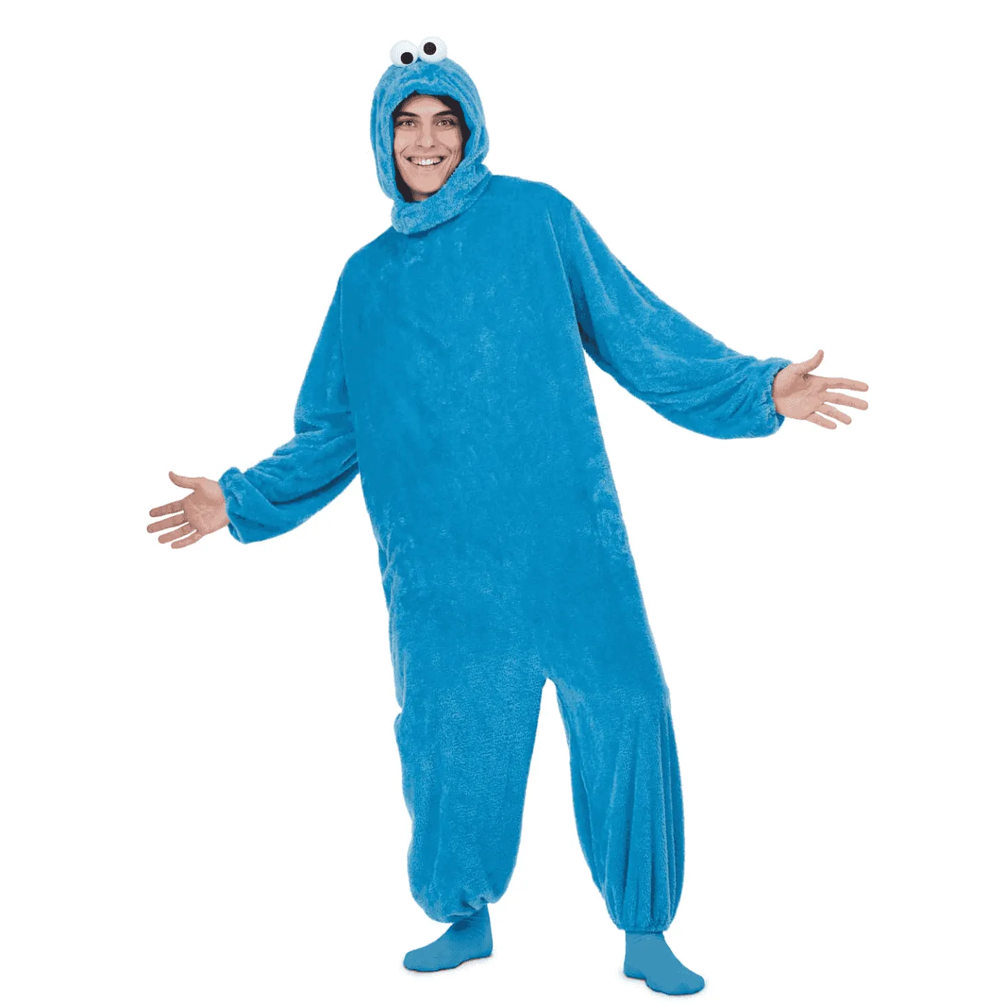 Disfraz de Monstruo de las galletas básico adulto talla XS