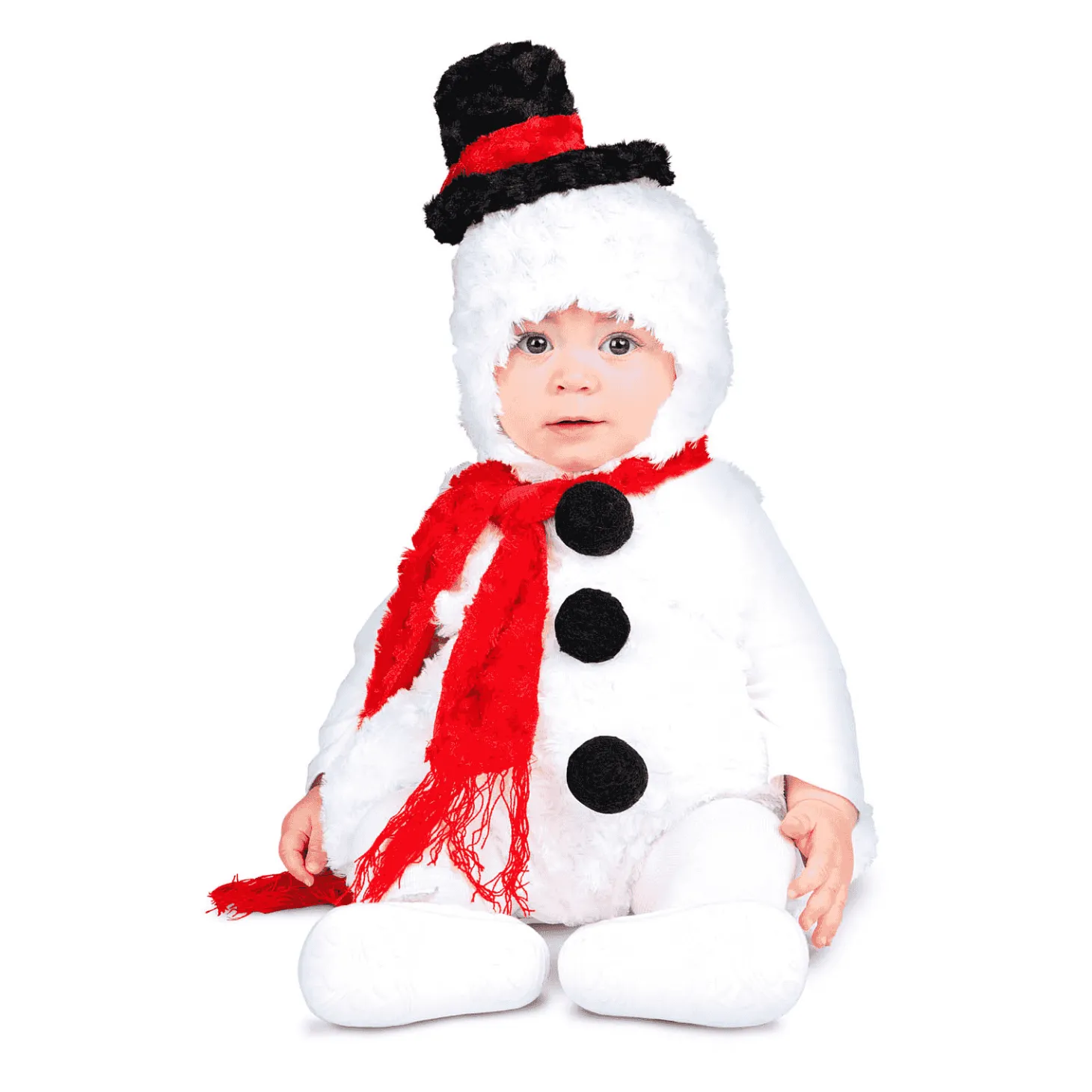 Disfraz de Muñeco de nieve peluche 12-24 meses bebé