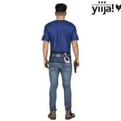 Disfraz de Muscular policeman adulto talla S