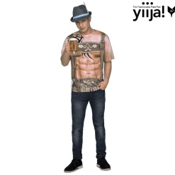 Disfraz de Muscular tyrolean adulto talla S