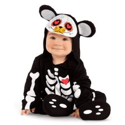Disfraz de Osito día de los muertos 12-24 meses bebé