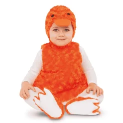 Disfraz de Patito peluche naranja 0-6 meses bebé