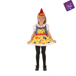 Disfraz de Payasita 5-6 años infantil
